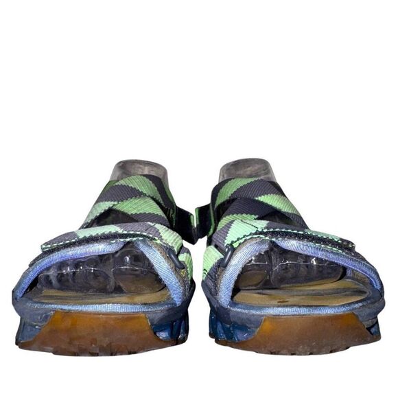 Camper X Bernhard Willhelm Himalayan Malibu Sandals 8 Chunky Zigzag Blue Green main image 6